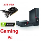 Gaming PC Fujitsu Esprimo E710 E90+, INTEL i5 3470 3.6 GHz, 8GB DDR3, 2Gb VGA, 120GB SSD + 500 GB HDD DVD-RW, Win 10 Home