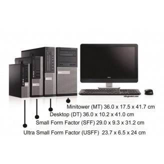 DELL optipLEx™ 790 SFF, Intel G630 2.7GHz, 4GB RAM, 250GB HDD, DVD - Win 7 Pro