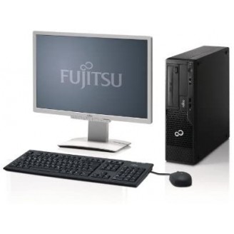 PC SET - Fujitsu Esprimo E500 E85+ SFF, INTEL G530 2.4GHZ, 4GB DDR3, 160GB, WIN 7 Pro + Οθόνη 19" + Πληκτ/γιο, Mouse, Ηχεία